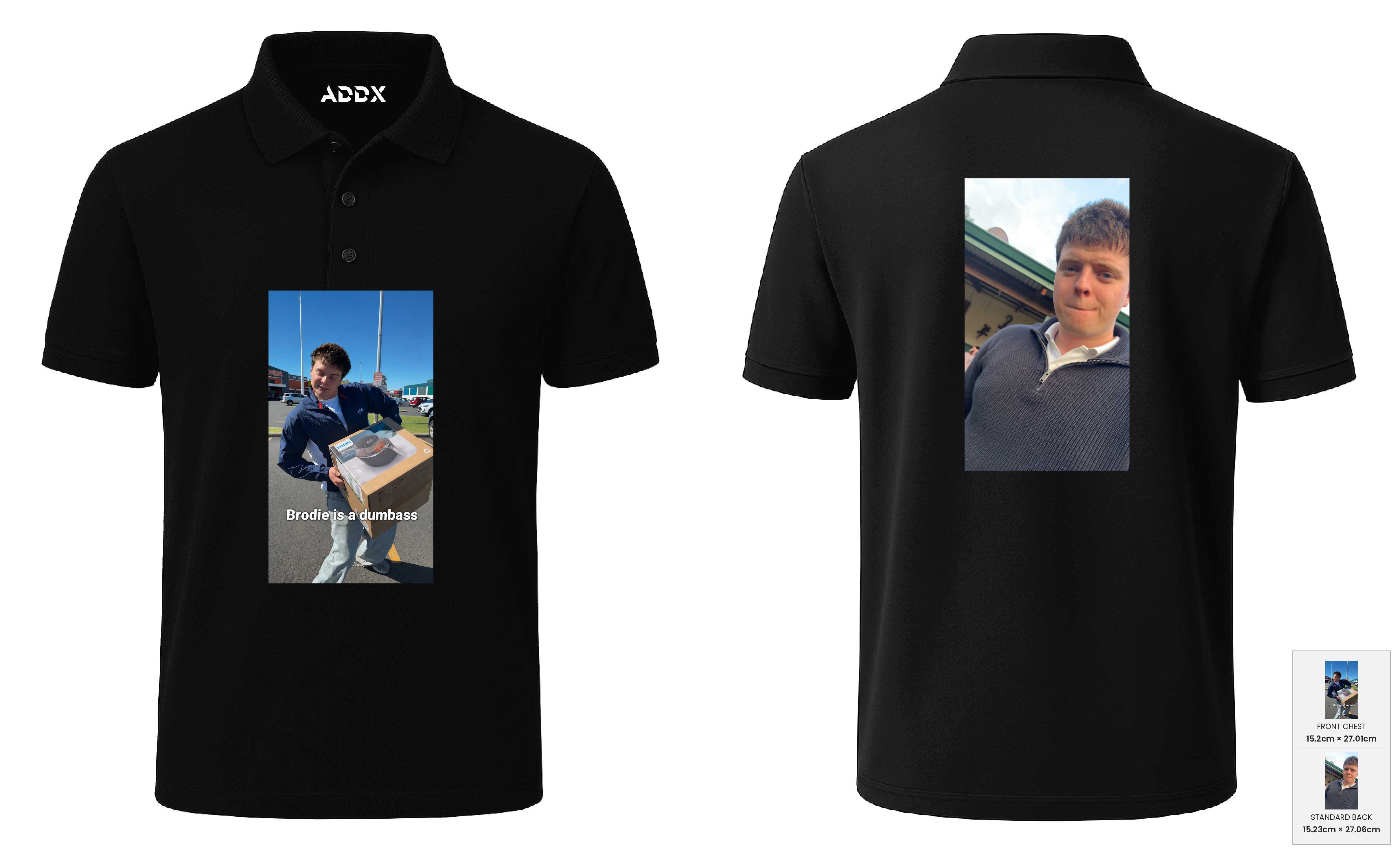 Customer mockup of CAMPBELL