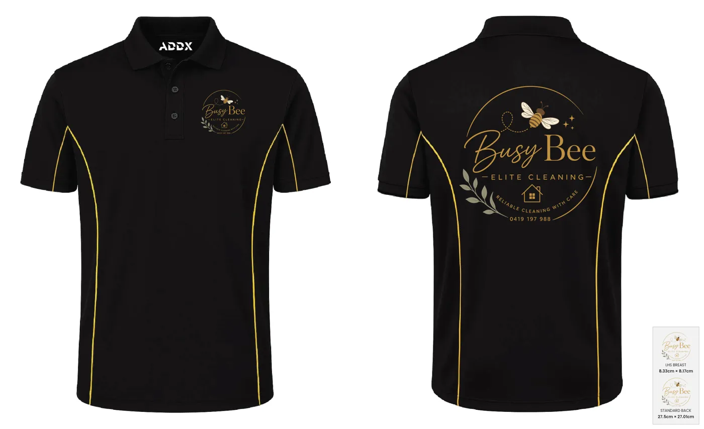Customer mockup of Aspen Polo