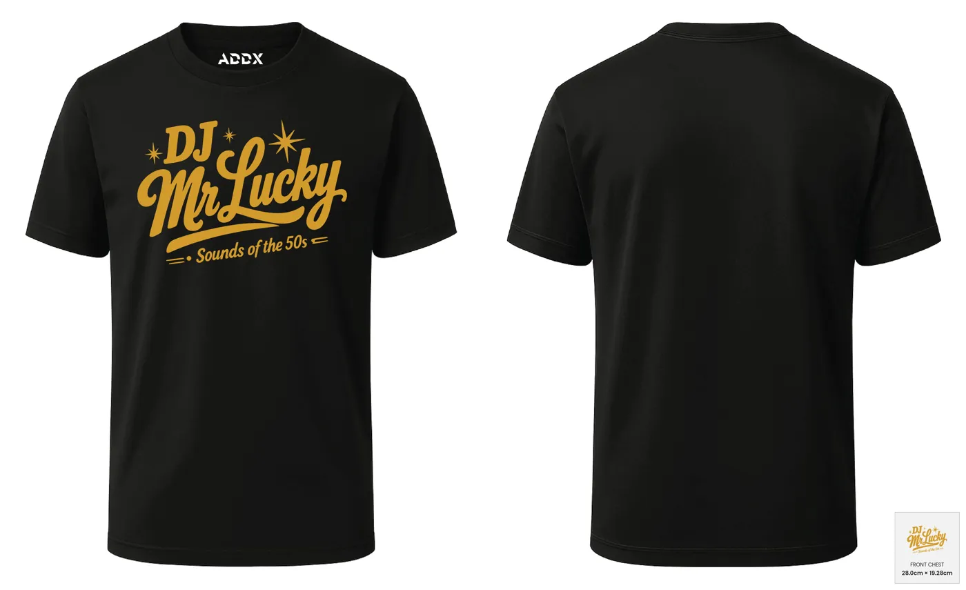 Customer mockup of Titan Tee
