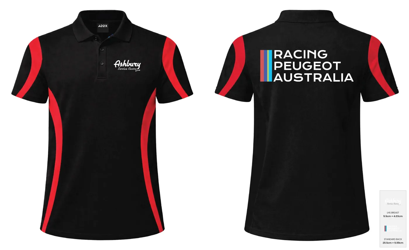 Customer mockup of Hudson Polo