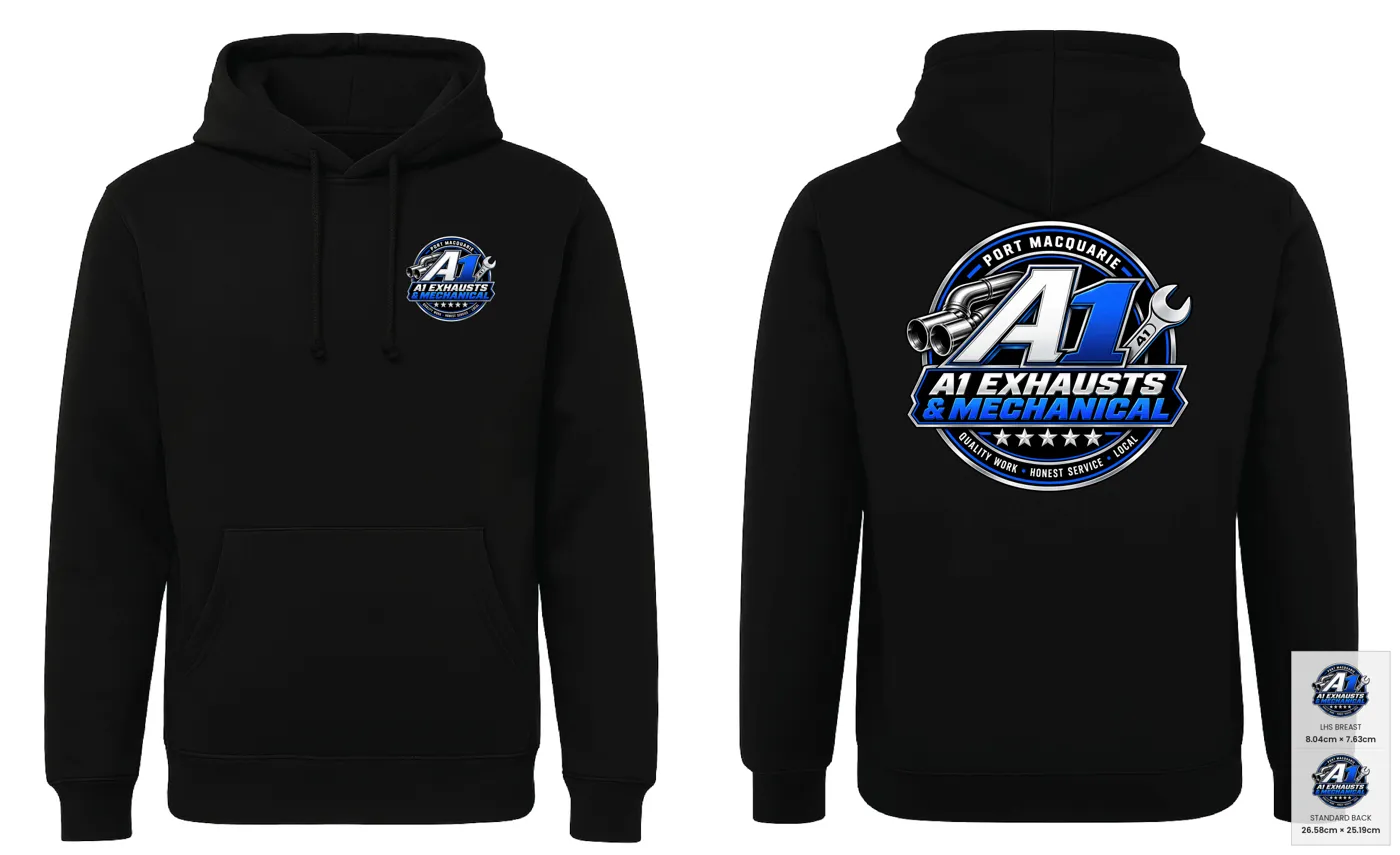 Customer mockup of Spencer Hoodie