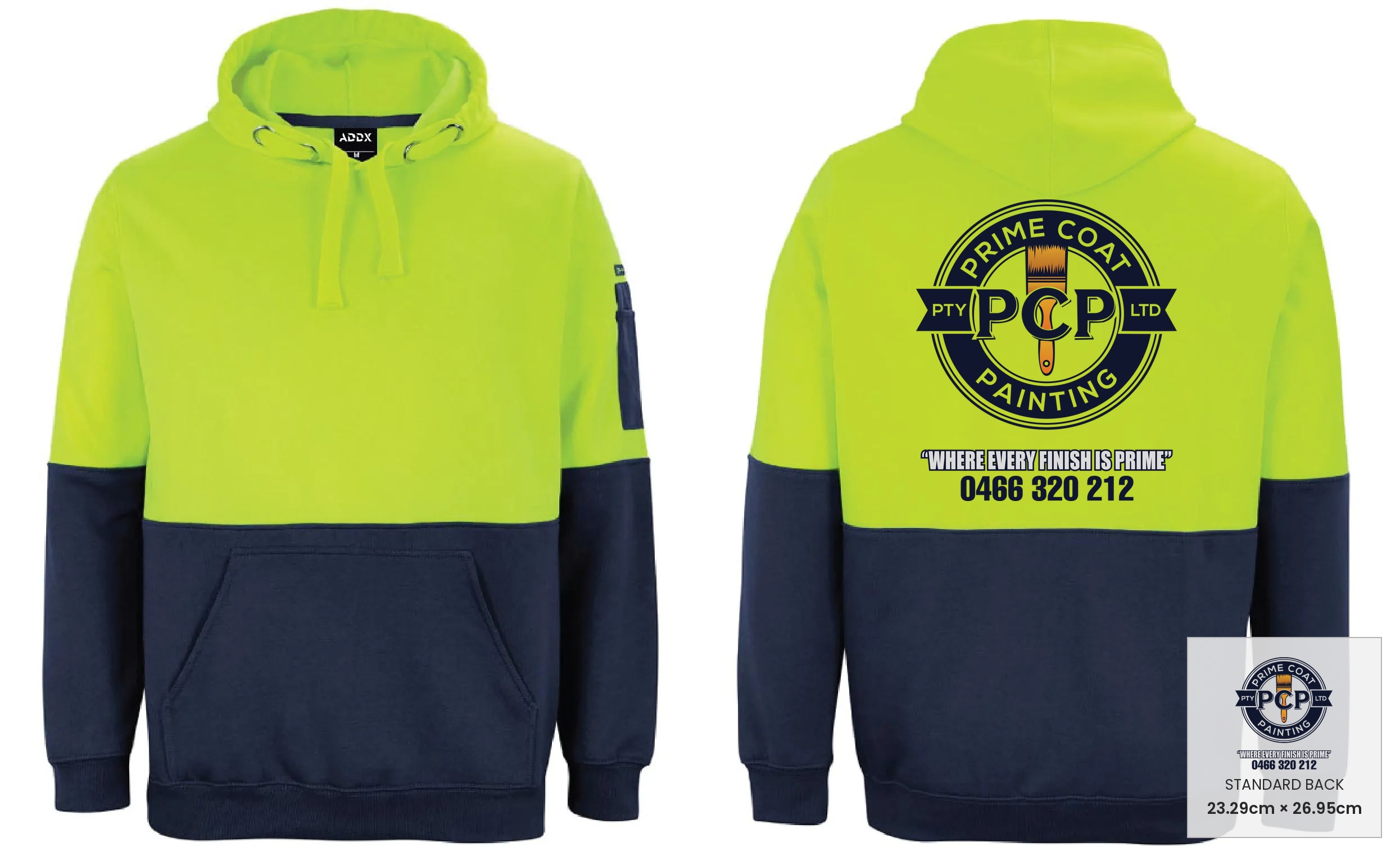 Customer mockup of TradieMax Hoodie