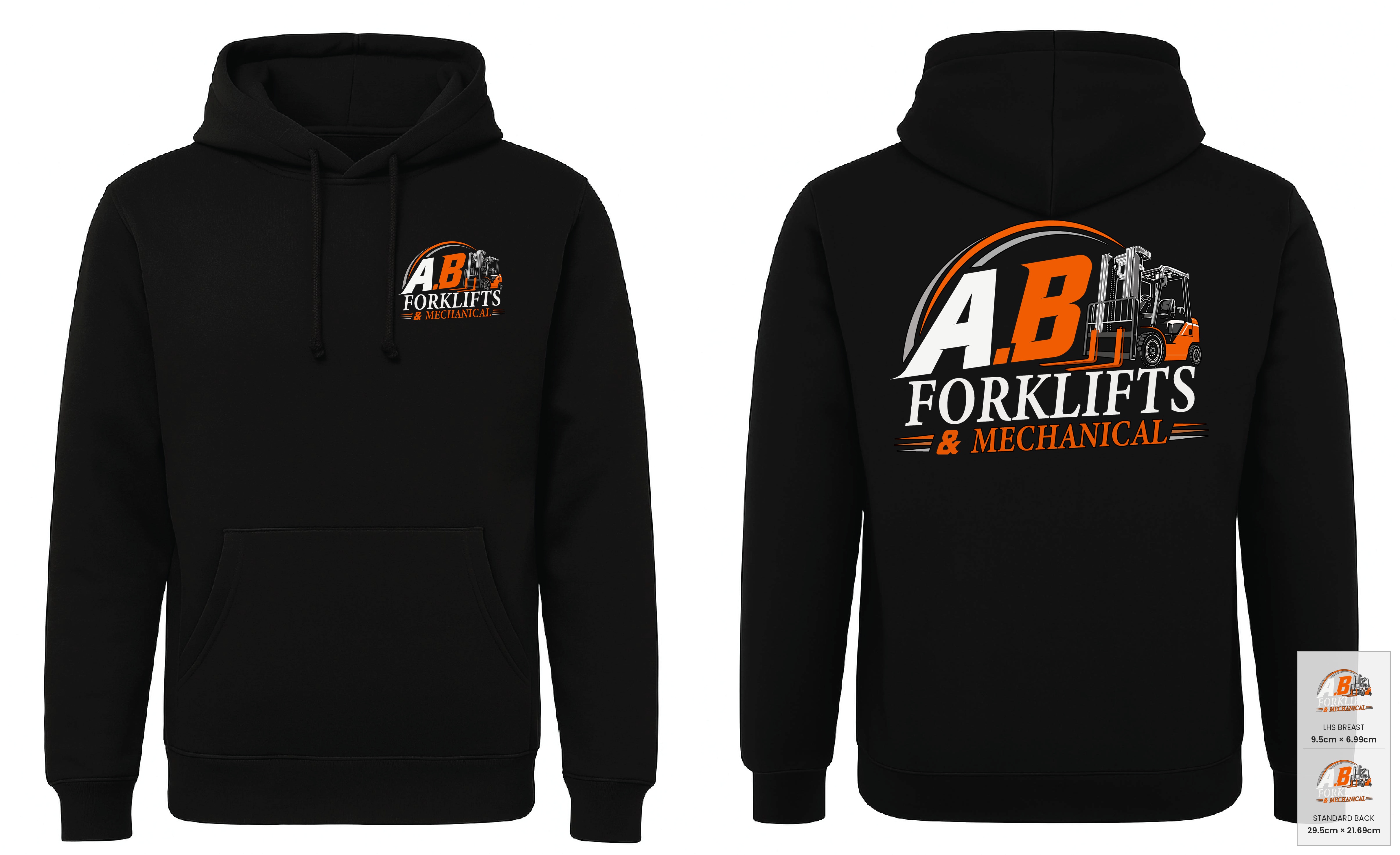 Customer mockup of Dallas Hoodie