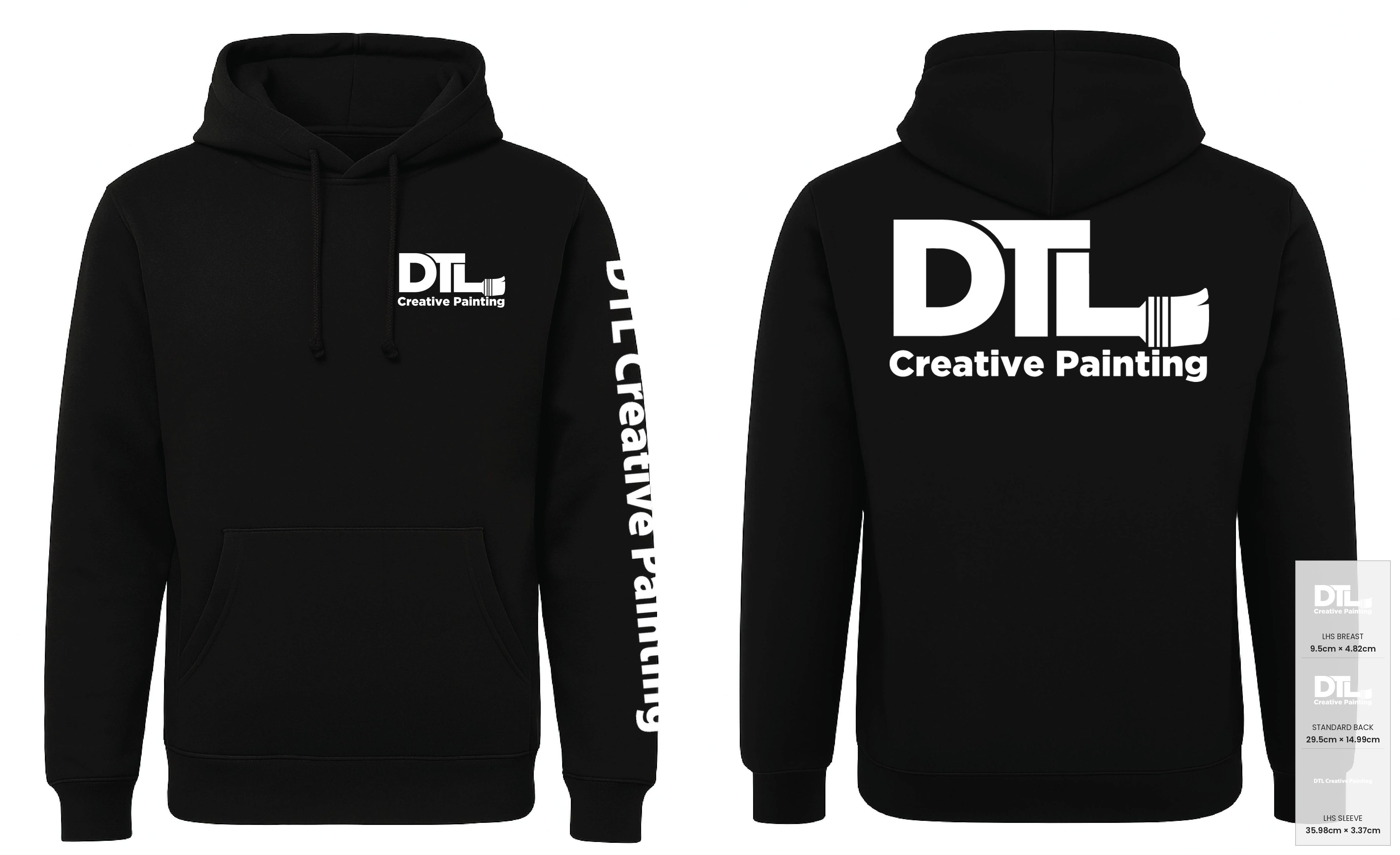 Customer mockup of Spencer Hoodie