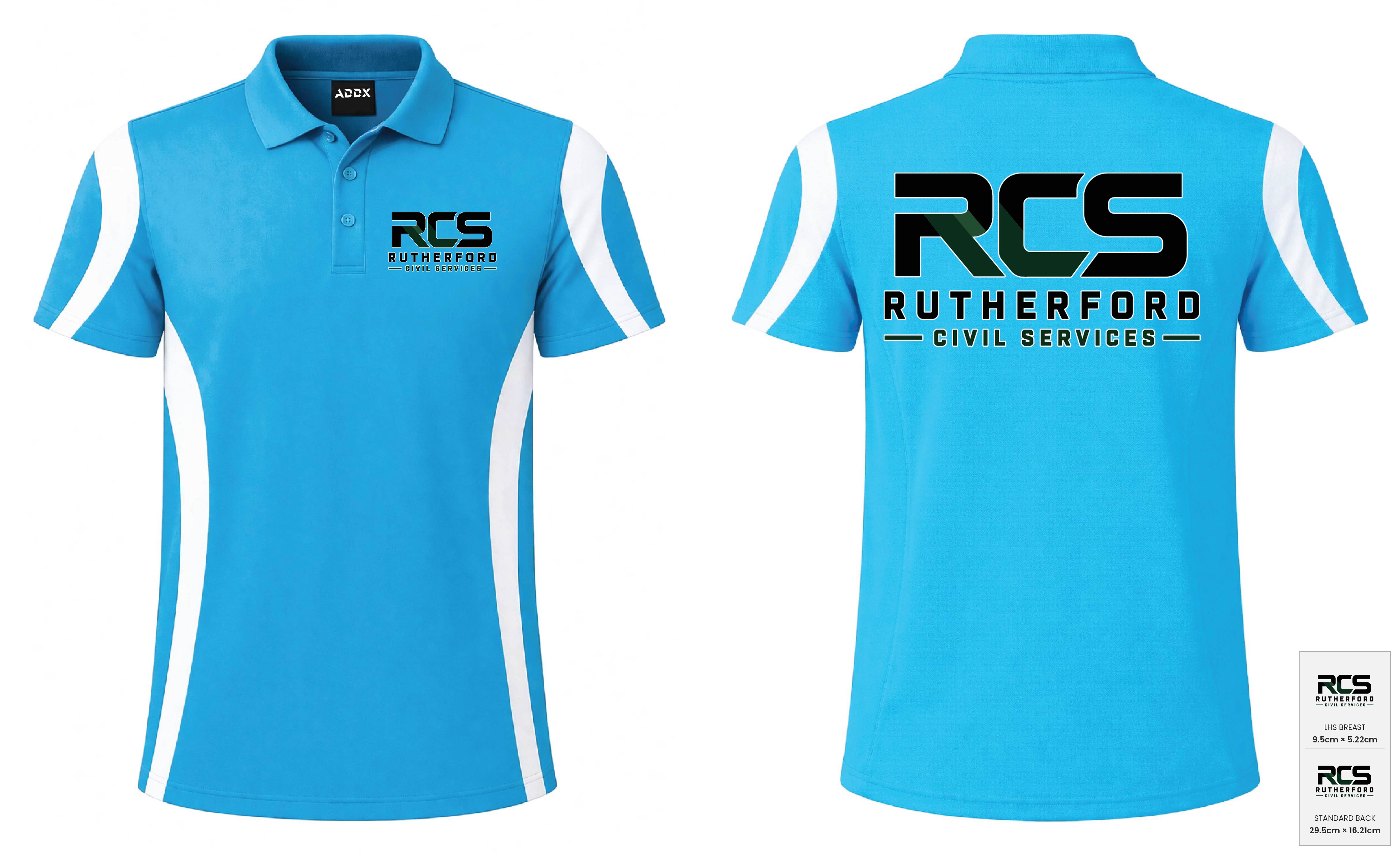 Customer mockup of Hudson Polo