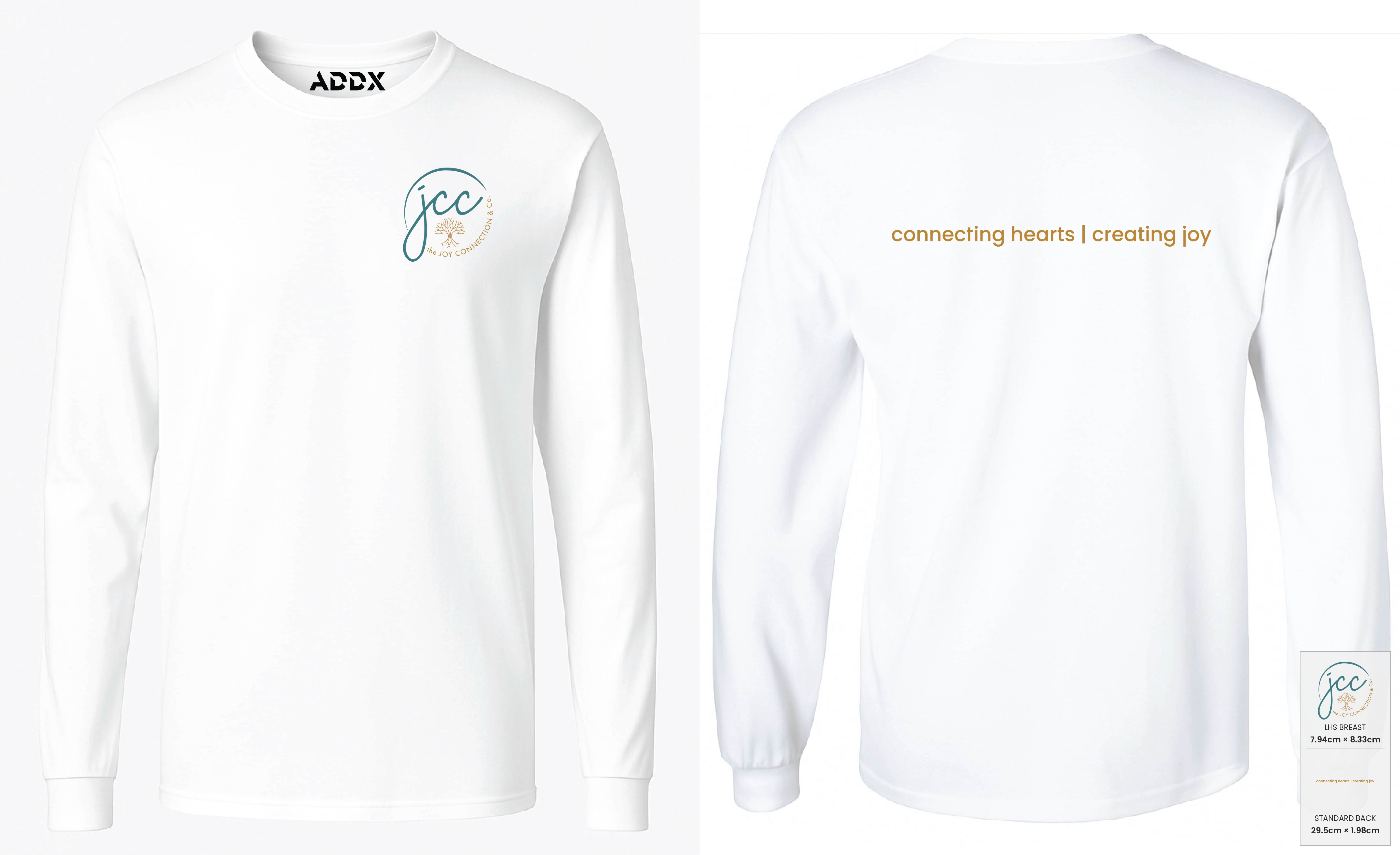 Customer mockup of Avery Tee