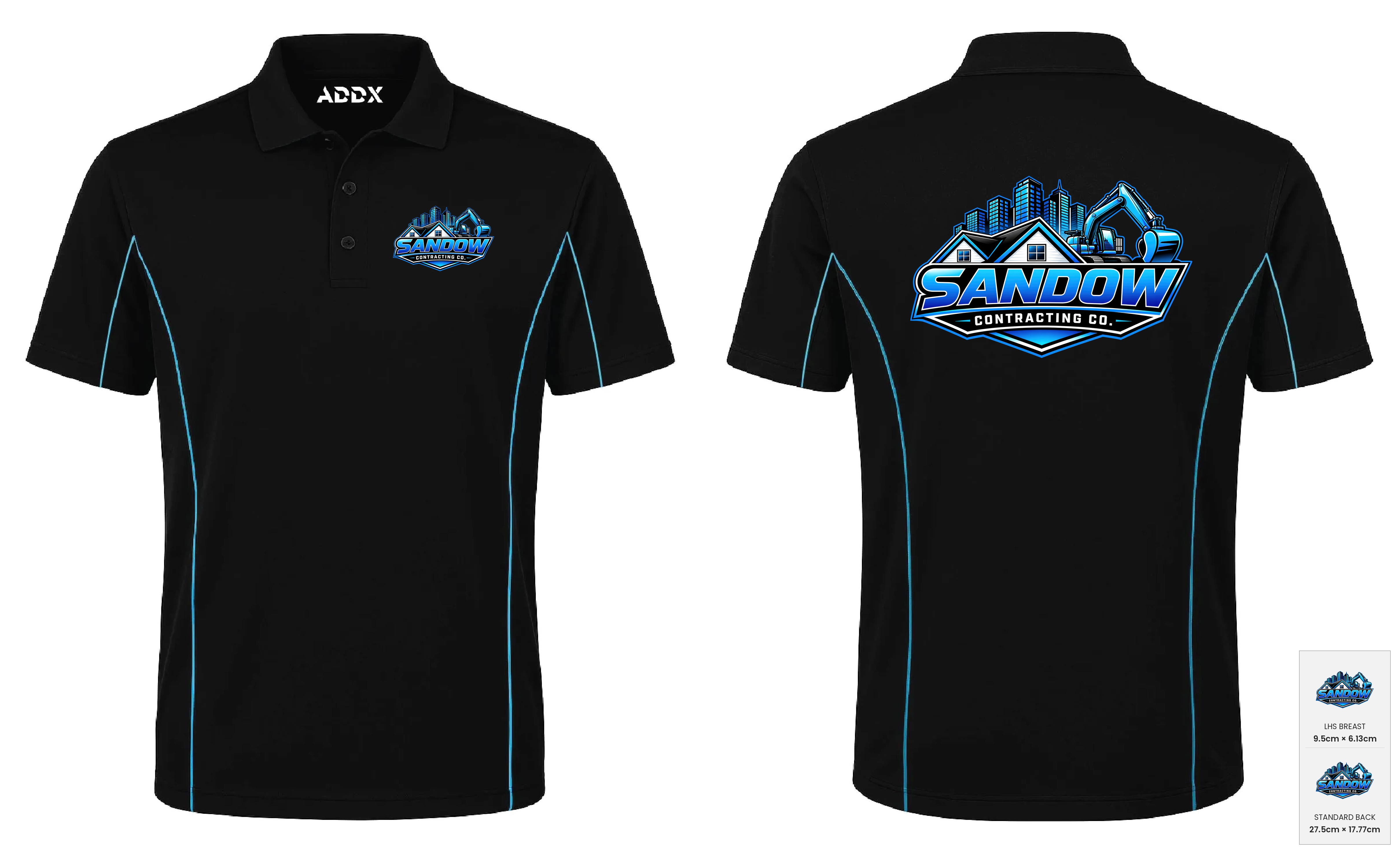 Customer mockup of Aspen Polo
