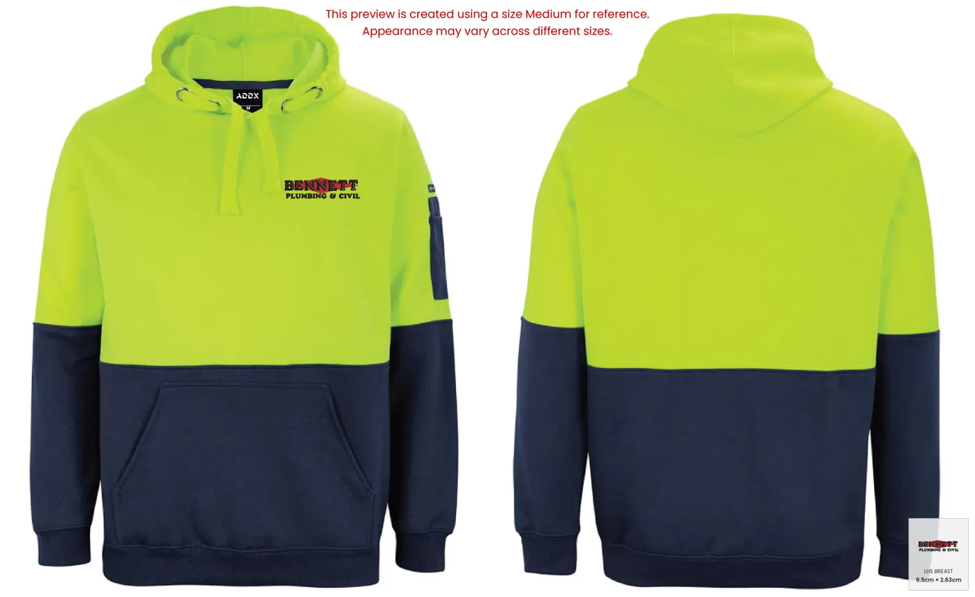 Customer mockup of TradieMax Hoodie