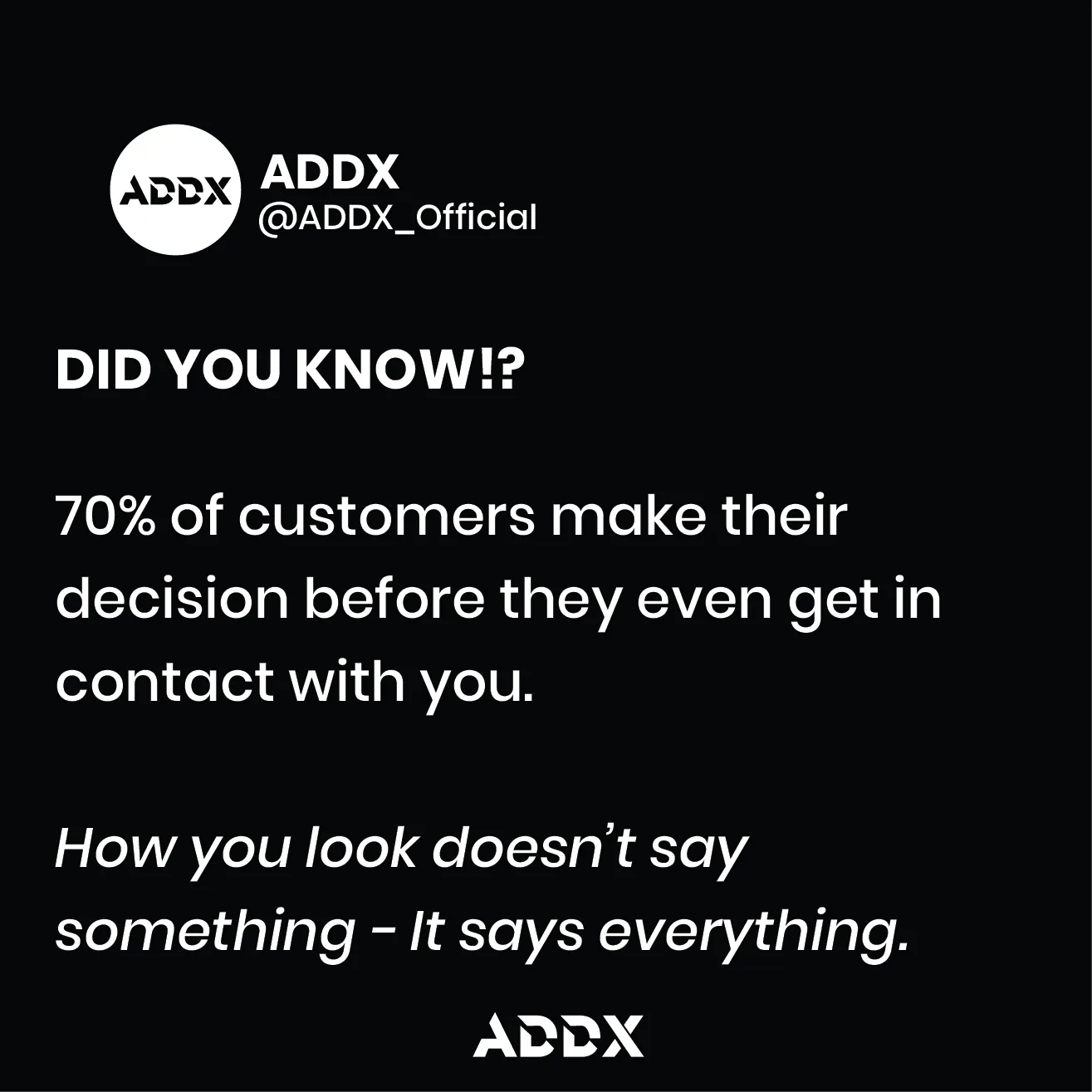 Research stat on how customers make decisions