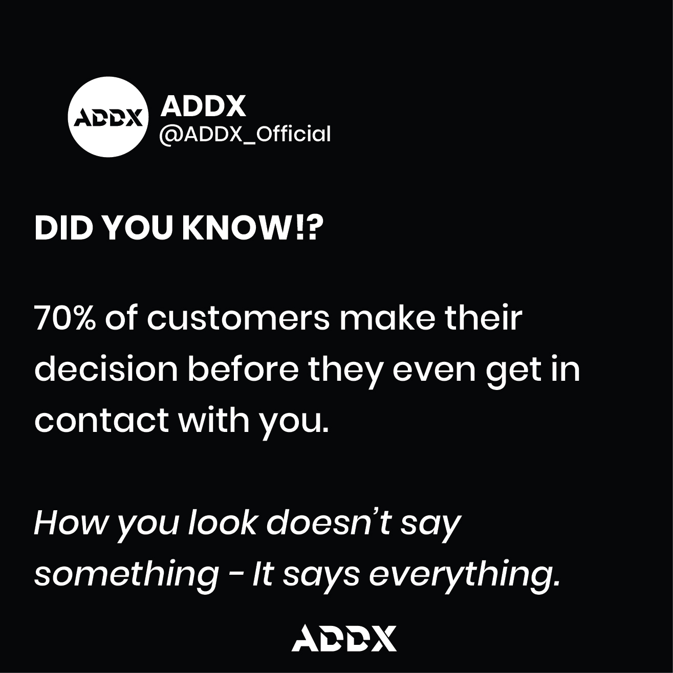 Research stat on how customers make decisions